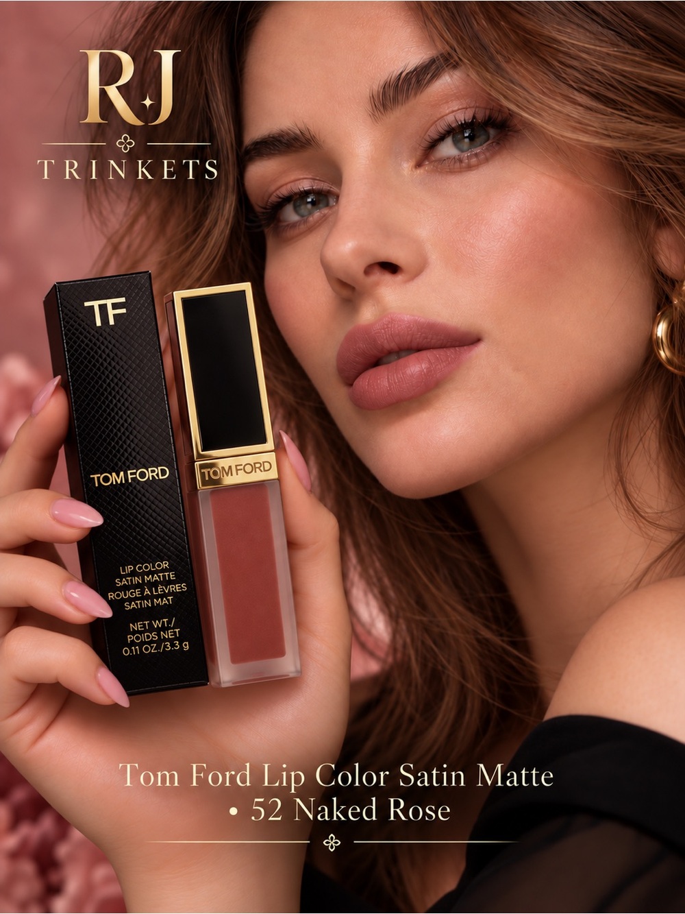 Tom Ford Satin Matte Lip Color — Naked Rose Mauve